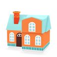 0.jpg HOUSE HOME CHILD CHILDREN'S PRESCHOOL TOY 3D MODEL KIDS TOWN KID TOY Cartoon Building 4