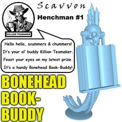 Bonehead_Book-Buddy_000.jpg Killian Teamaker présente : Bonehead Book-Buddy, Henchman #1