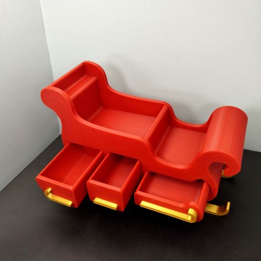 1000029834.jpg "Santa Sleigh Desktop Organizer 3D Model – Festive Drawer Organizer for Christmas Décor | Printable Holiday Desk Accessory"
