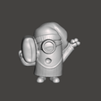 2022-12-29-14_38_32-Autodesk-Meshmixer-minion-peace.stl.png TOY MINION FIGURE WITH PAJAMAS AND SLEEPING PILLOW FROM GRU MY FAVORITE VILLAIN .STL .OBJ