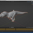 WB.png DINOSAUR - DOWNLOAD Tyrannosaurus Rex 3d model - animated for Blender-fbx-Unity-maya-unreal-c4d-3ds max - 3D printing Tyrannosaurus DINOSAUR DINOSAUR