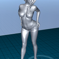 2020-06-22_07-11-34.png Free STL file pretty woman in shorts・Object to download and to 3D print, 1001thing3d