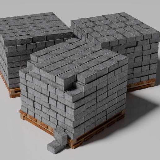 Concrete Blocks Pallet