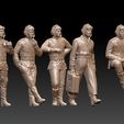 432424.jpg STL file Tank Crew WW2 Russia 3D print model・3D printer model to download