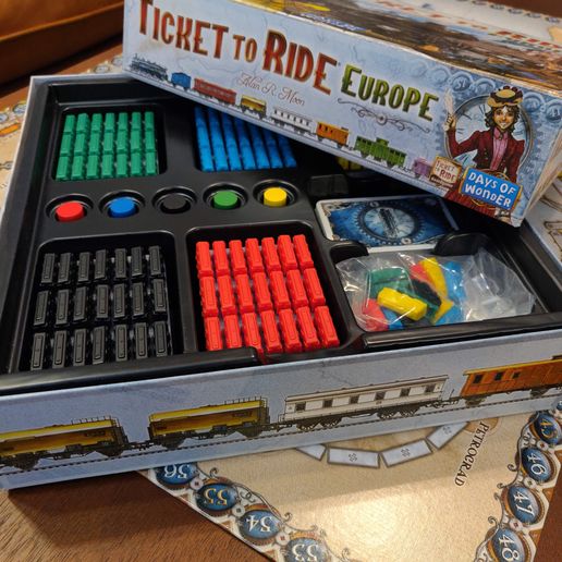 TrainsBoxLid.jpg Ticket to Ride Europe Organizer