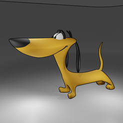 3.png Fichier STL Two Stupid Dogs - Little Dog・Modèle imprimable en 3D à télécharger