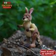 d.jpg Print In Place Cute Flexi Kangaroo