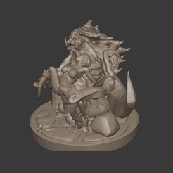 Model1_0.png Fichier STL Samus Aran Zerg négociations interspéciales・Modèle pour imprimante 3D à télécharger