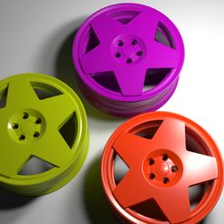 3.jpg STL file drift rally Rim & Keychain・3D printable design to download