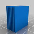 support_1mm_90deg.png Custom supports fins, different spacing, easy resizeable