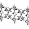 F-M-3-01.JPG Floral scroll pattern relief strip