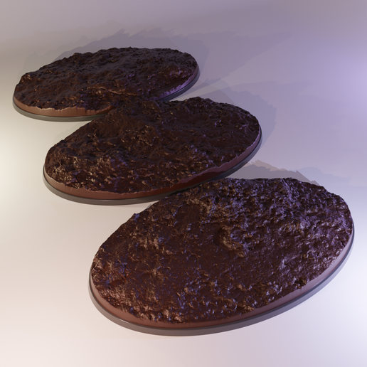 3x 170x105mm base with muddy ground (+toppers)