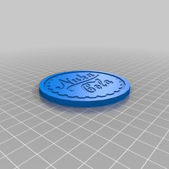 Fallout_Coaster.png Free STL file Fallout Nuka Cola Coaster・Template to download and 3D print, Diablo777Nemisis