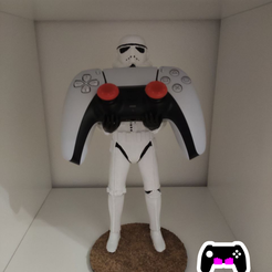 1.png Fichier OBJ STORMTOOPER CONTROLLER PS4-PS5 STAND・Modèle à télécharger et à imprimer en 3D