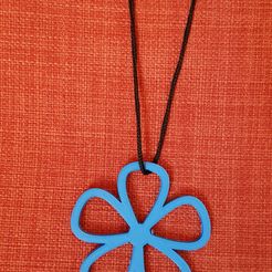 20180613_120654.jpg STL file flower design necklace・Model to download and 3D print