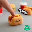 junkfood_07.jpg Porte-clés Junk Food Clicker