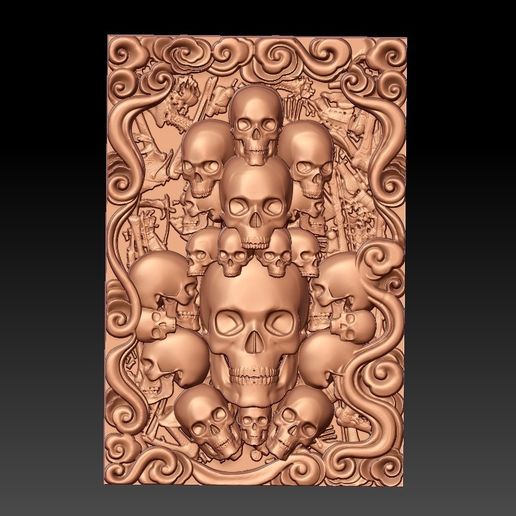 skulls 3D model