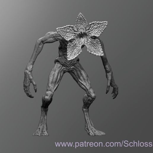 Stranger Demogorgon 3D model by schlossbauer