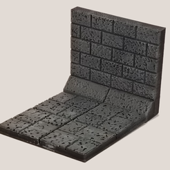 basicstonepaint1.png Descargar archivo STL gratis Piedra básica para suelos y paredes 28mm・Modelo para la impresora 3D