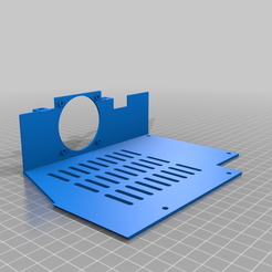 bottom_cover-1.png Fichier STL gratuit bottom cover u30pro / lk4pro with 50mm fan support・Modèle imprimable en 3D à télécharger