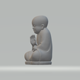 14.png Little Monk 3D print model