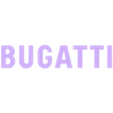 Lettres BUGATTI.stl Bugatti Chiron Lego stand + logos