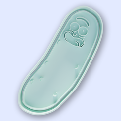 2.png STL-Datei Pickle Rick Ausstecher・Vorlage für 3D-Druck zum herunterladen