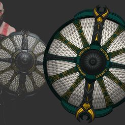 1k.jpg Shield of Kratos - Guardian Shield - God of War