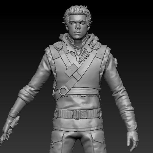 Cal Kestis (with and without poncho) 3D model