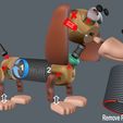 Slinky-the-Dog-Assembled.jpg Slinky the Dog (Easy print and Easy Assembly)
