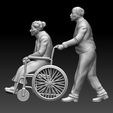 7567.jpg disabled woman 3D print model