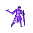 Human_Soldier__-_Warhammer-Shield.OBJ 1-54 - Soldado humano - Martelo de guerra / Escudo