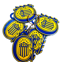 PhotoRoom_20230126_214429.png Fichier STL Porte-clés central du Club Atlético Rosario・Objet pour impression 3D à télécharger