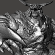 8.png CYBERDEMON DOOM 2016 BOSS UAC TYRANT - EXTREME ULTRA DETAILED MESH - STL for 3D print