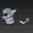 Naga-Sentinel-7.jpg Naga Sentinel - Criatura fantástica mitad serpiente mitad dragón Modelo de impresión 3D