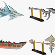 01.png 20 STYLIZED SPEAR MODELS PACK 1 - LOW POLY