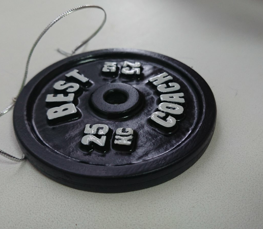Best Coach Barbell Plate - 3D model önizlemesi