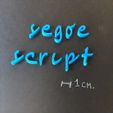 IMG_7191.jpg SEGOE SCRIPT font lowercase 3D letters STL file