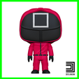 SQUARE-01.png SQUARE SUPERVISOR - ROUND 6 SIX SQUID GAME 오징어게임 OJINGEO GEIM FUNKO POP