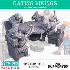 SF_6_MMF.png STL file Eating vikings (SITTING FOLKS)・3D printing idea to download