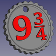 934.PNG Download free STL file Harry Potter Keychain "Platform 9 3/4" • 3D print model, brunoschaefer41