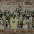 Hebrew-Spearmen.jpg Ancient Hebrew Army Pack (+25 models). 15mm and 28mm pressupported STL files.
