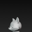 Ekran-goruntusu-2026-02-21-014446.png Low Poly Fox on Cloud - Glowing Orb Edition -  3D Printable - STL
