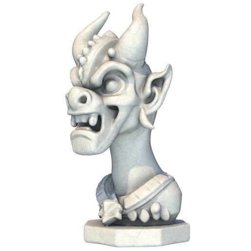 🗿 Balinese mythological demon statue 3・ STL File for 3D printing・Cults