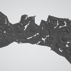 ScreenShot_20.jpeg Archivo STL molduras con motivos vegetales・Modelo para descargar e imprimir en 3D