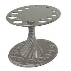 Captura-de-pantalla-25.png STL file Twisted tree" brush holder・3D printer design to download