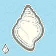 67-1.jpg Underwater world cookie cutters - sea shell (style 9)