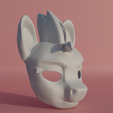 33.png My Little Pony Face Mask - Spitfire Cosplay 3D print model