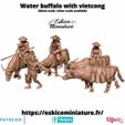 Buffalo-1.jpg Water Buffalo with vietcong - 28mm
