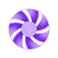 Part 6 FanB.stl NVIDIA RTX 4070 & 4060Ti FOUNDERS EDITION FULLY 3D PRINTABLE 1:1 SCALE WITH SPINNING FANS (BamBu Lab friendly!)